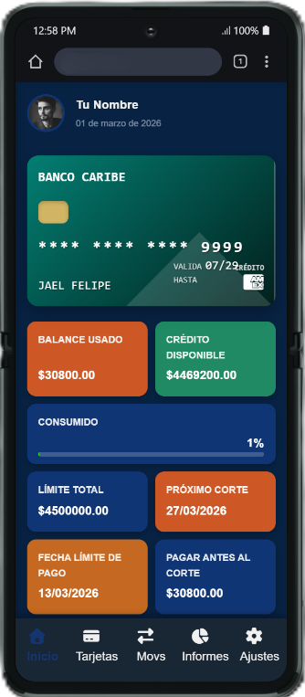 Gestión de Tarjetas de Crédito