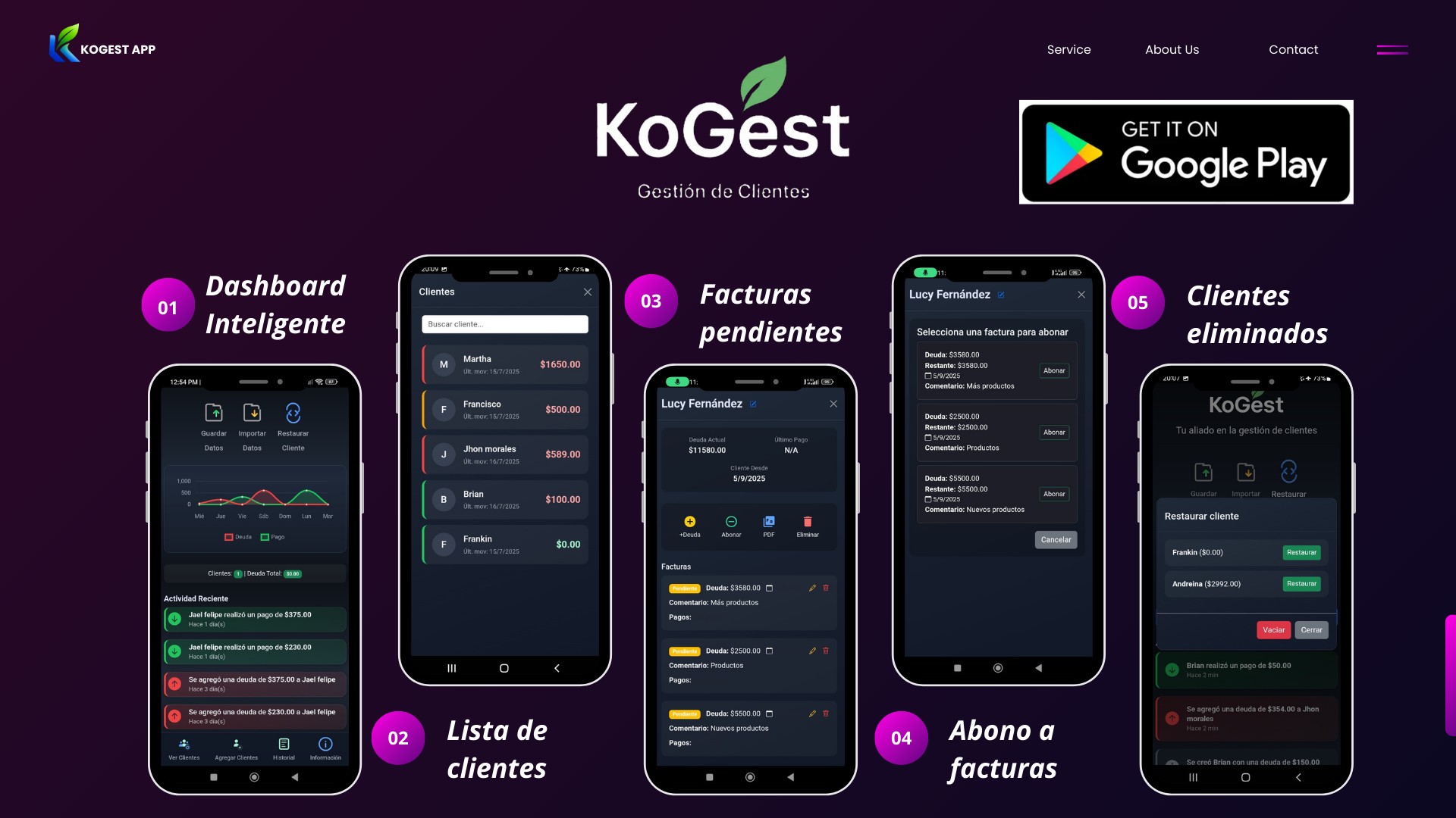 Gestión de Clientes