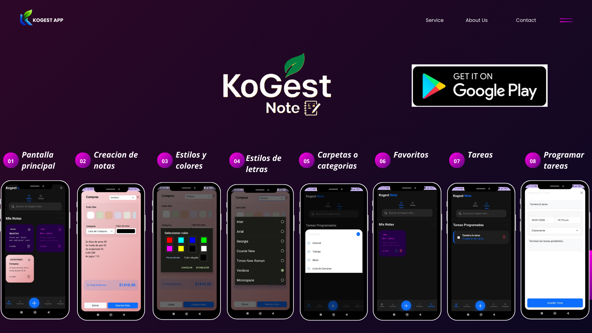 Generación de Notas